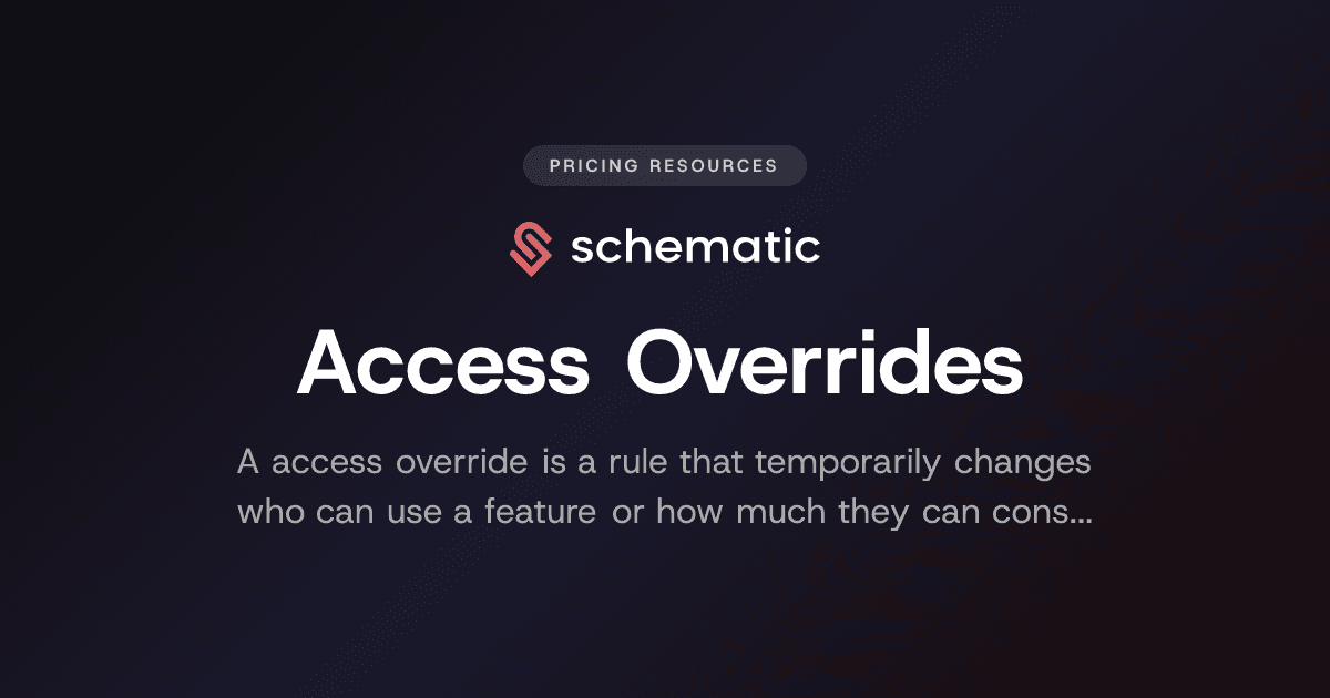 Access Overrides