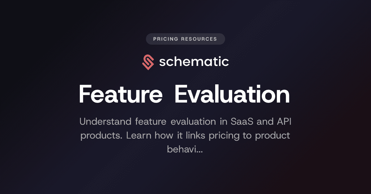 Feature Evaluation
