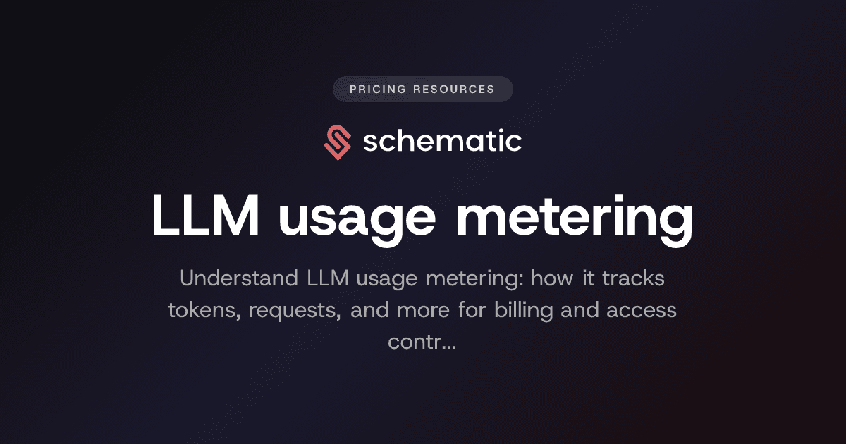 LLM usage metering