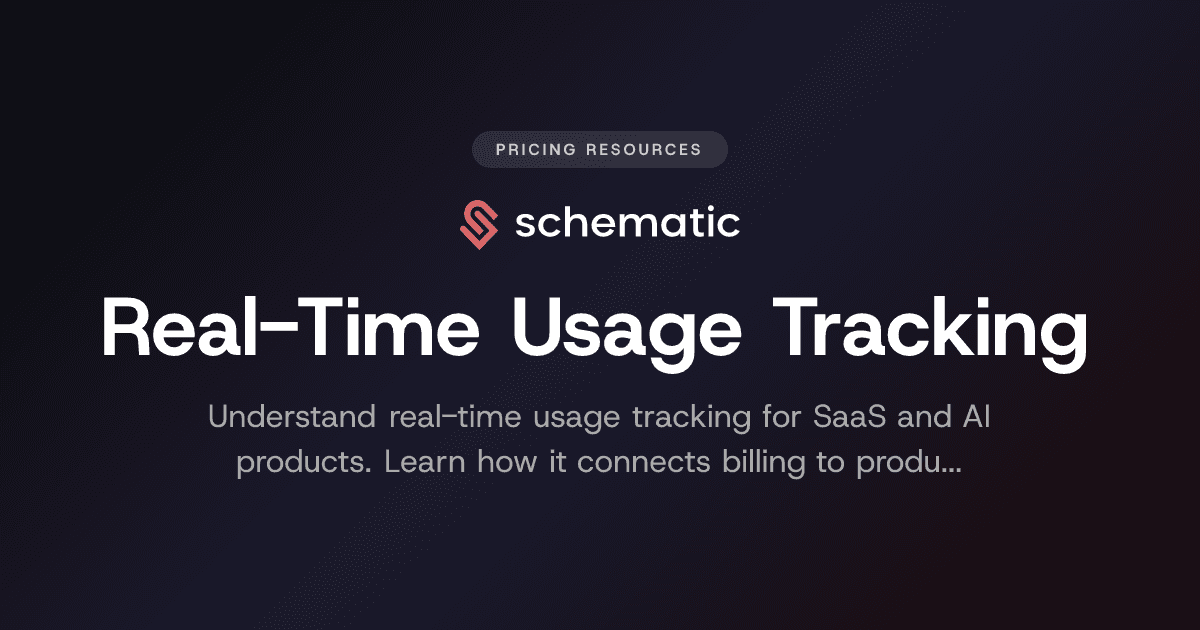 Real-Time Usage Tracking