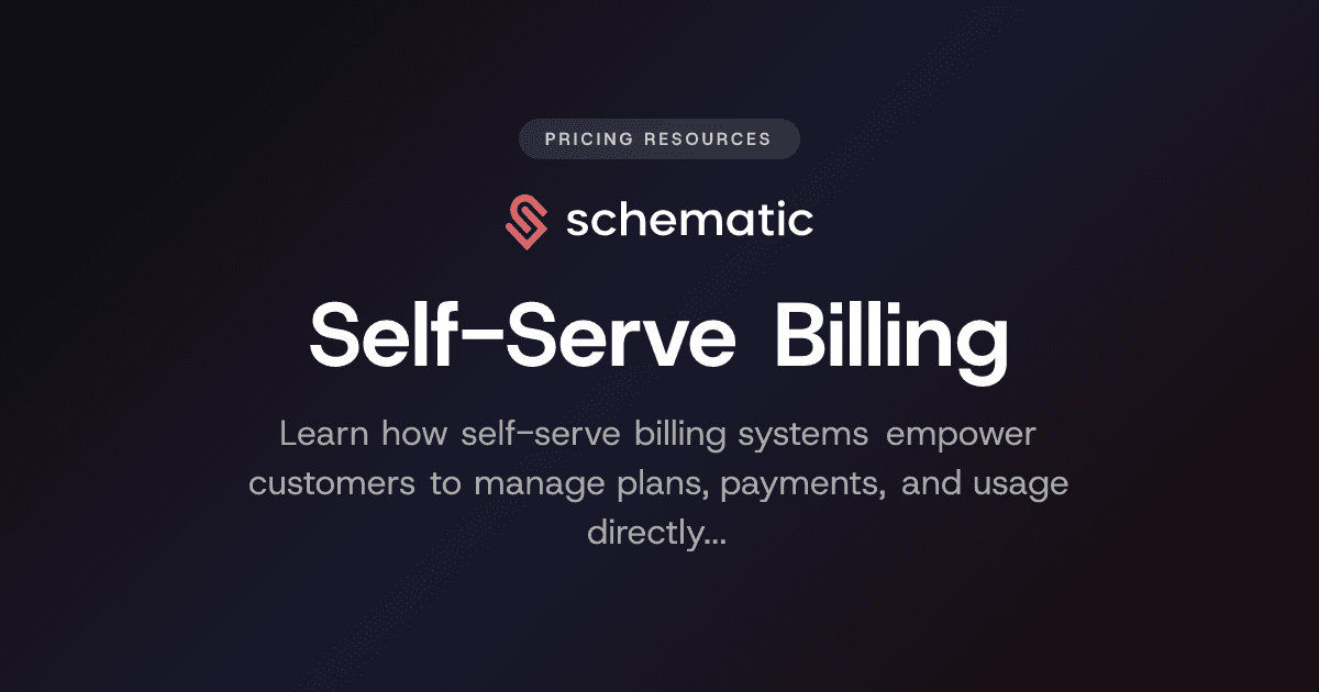 Self-Serve Billing