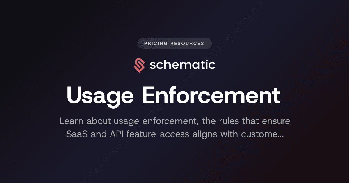 Usage Enforcement