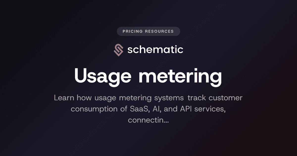 Usage metering