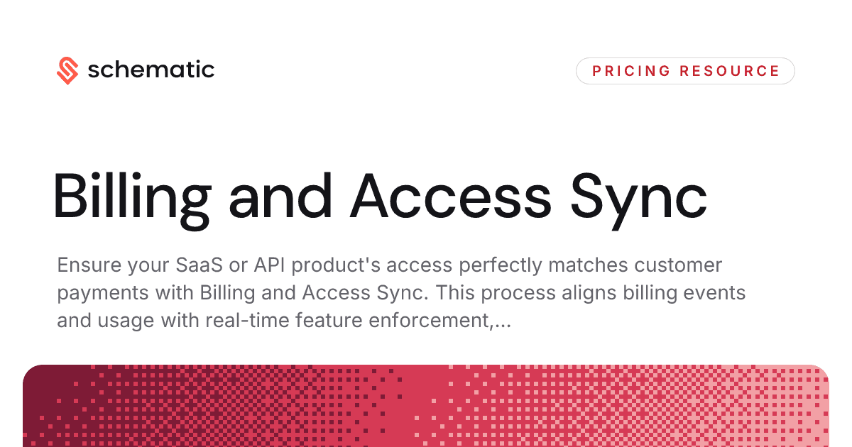 Billing and Access Sync