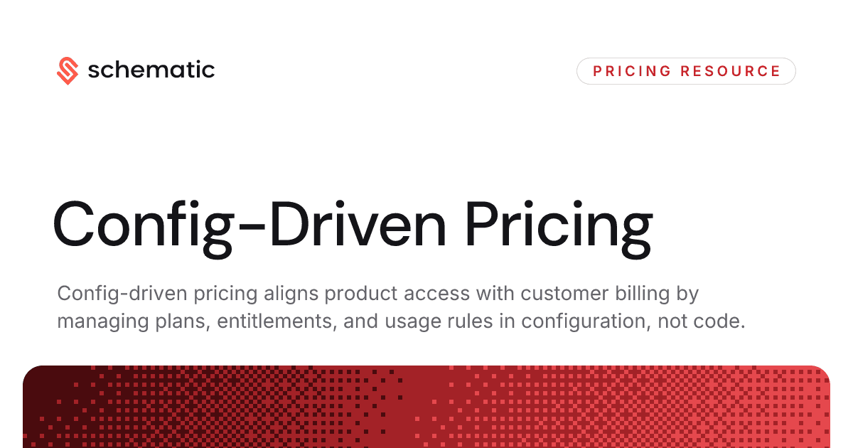 Config-Driven Pricing