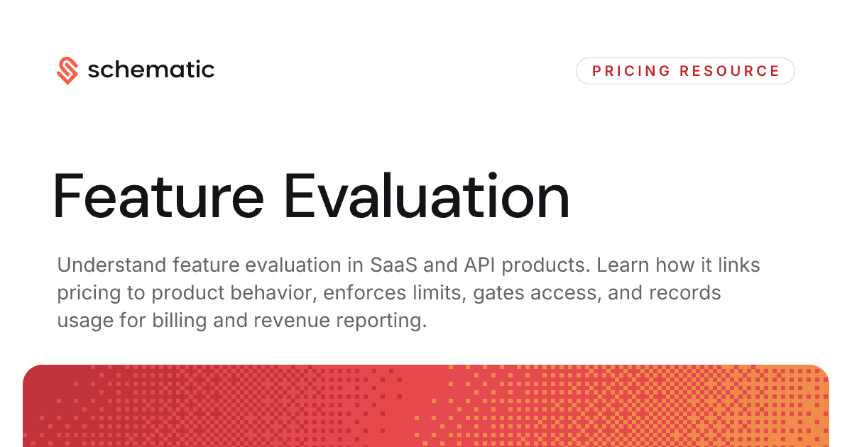 Feature Evaluation