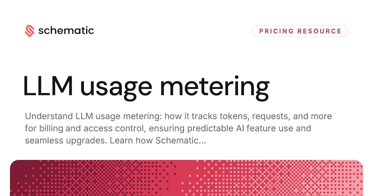LLM usage metering