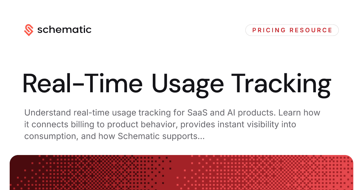 Real-Time Usage Tracking