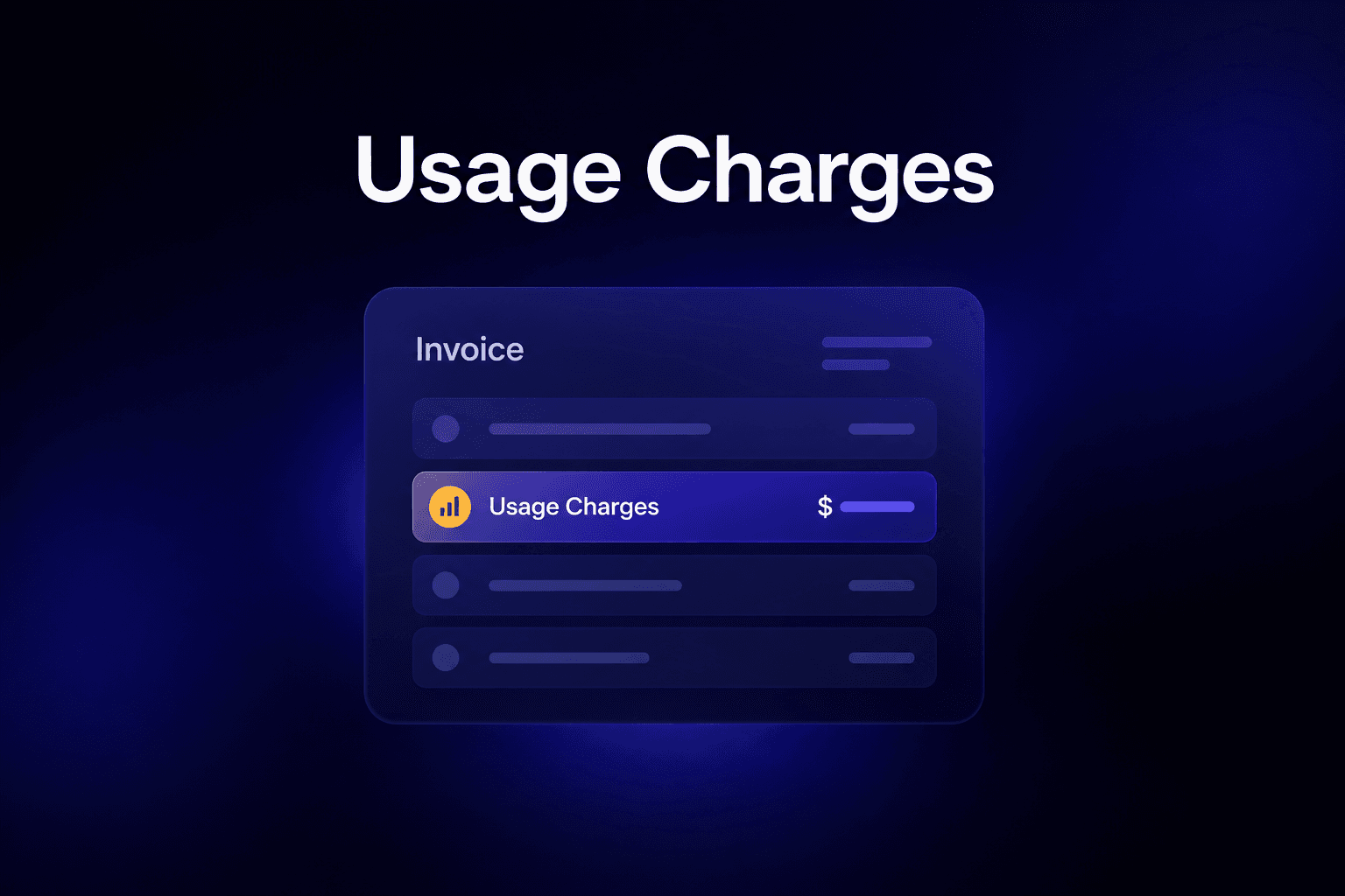 Usage Charges