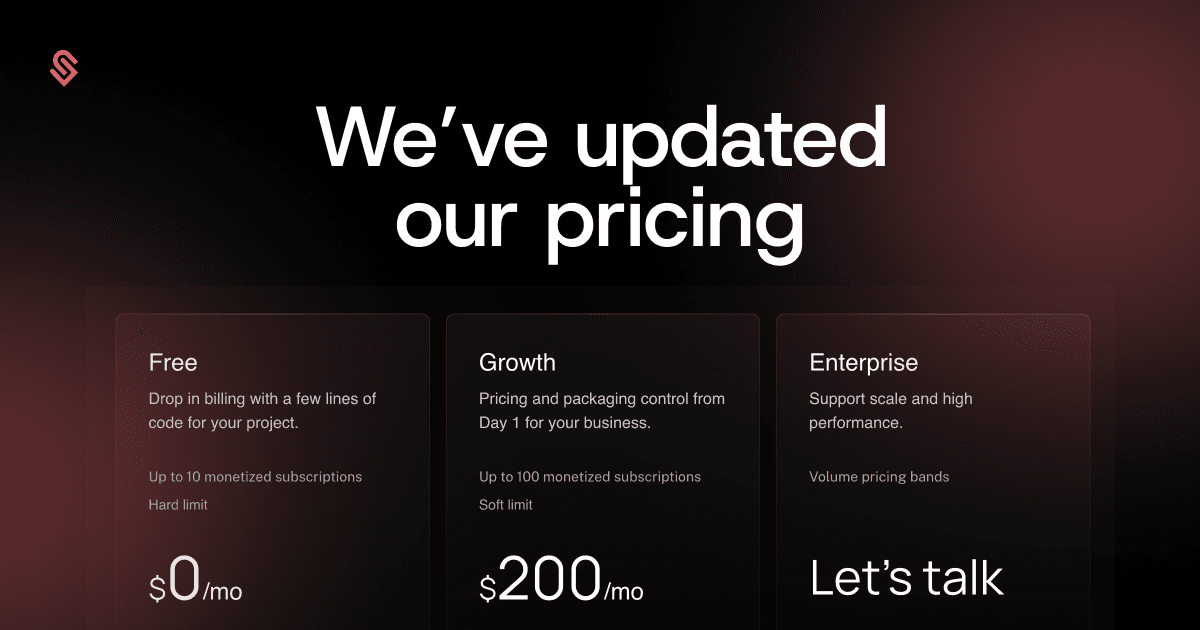 New Pricing