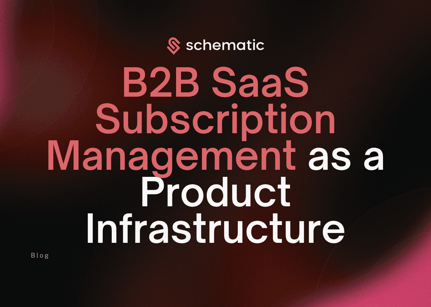 B2B SaaS Subscription Management as a Product Infrastructure